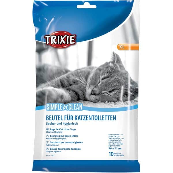 Trixie Simple'n'Clean Katzentoilettenbeutel XL: bis 56 cm x 71 cm 10 Stück