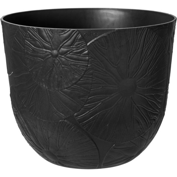 Elho Blumentopf Fuente Lily Ø 38 cm x 31 cm Onyx Schwarz