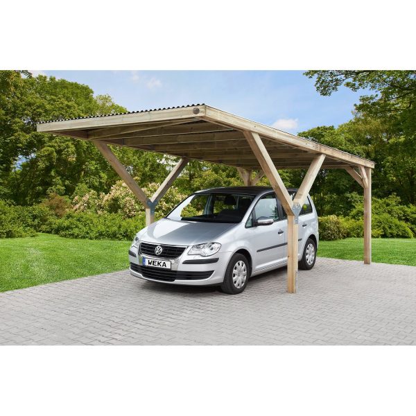 WEKA Y-Einzelcarport BxT: 306 cm x 362 cm