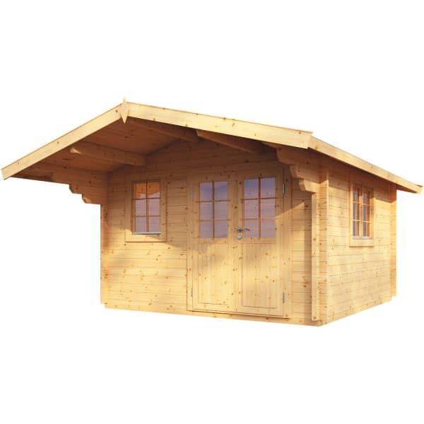 Wolff Finnhaus Holz-Gartenhaus/Gerätehaus Nordkap 70-B B x T: 360 cm x 360 cm