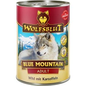Wolfsblut Hunde-Nassfutter Blue Mountain Adult Wild mit Kartoffeln 395 g