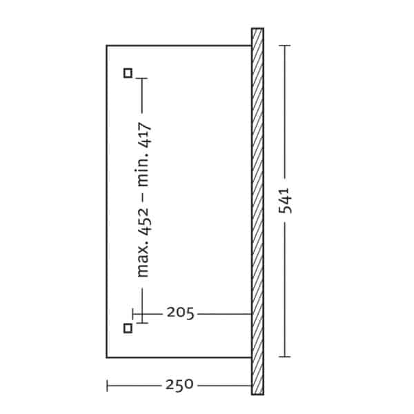 Skan Holz Terrassenüberdachung Ravenna 541 cm x 250 cm