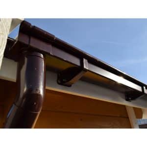 Kastenrinnen-Set für Satteldachhäuser bis 600 cm Dachlänge