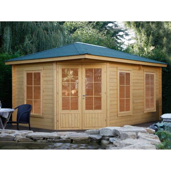 Wolff Finnhaus Holz-Gartenhaus/Gerätehaus Anna 40-A/1 453 cm x 299 cm