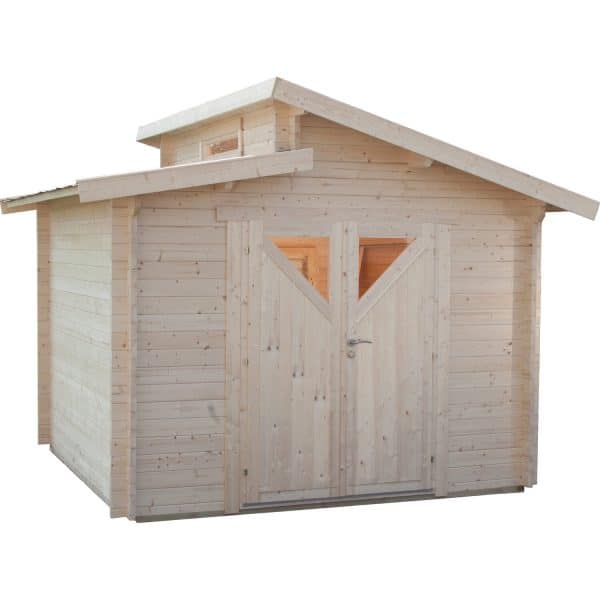 Wolff Finnhaus Holz-Gartenhaus/Gerätehaus Bornholm 40-A Typ 4 270 cm x 220 cm