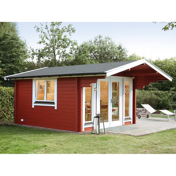 Wolff Finnhaus Holz-Gartenhaus/Gerätehaus Hammerfest 70-B XL B x T: 360 cm x 360 cm