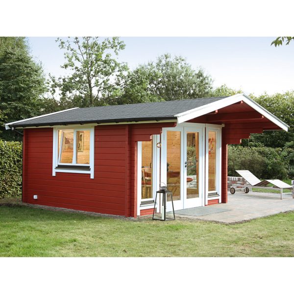 Wolff Finnhaus Holz-Gartenhaus/Gerätehaus Hammerfest 70-C XL B x T: 390 cm x 390 cm