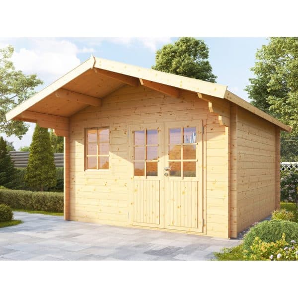 Wolff Finnhaus Holz-Gartenhaus/Gerätehaus Lisa 44-A XL B x T: 360 cm x 300 cm