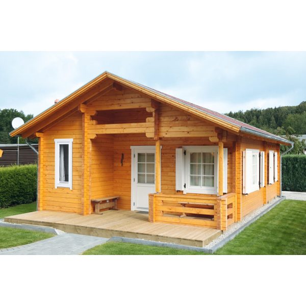 Wolff Finnhaus Ferienhaus Spessart 92-D m. Schlafboden B x T: 577 cm x 869 cm