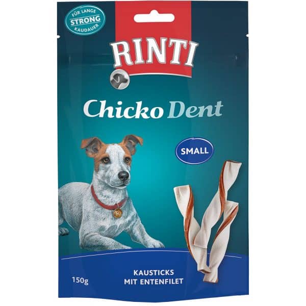 Rinti Hunde-Natursnacks Chicko Dent Small Ente 150 g