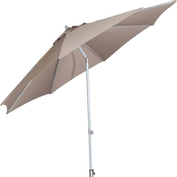 Siena Garden Mittelstockschirm Push Pro Taupe Ø 300 cm