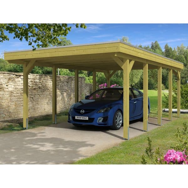 Skan Holz Carport Friesland 397 cm x 708 cm