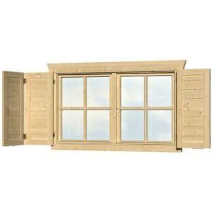 Skan Holz Fensterläden für Doppelfenster für 28-DF-01 und 45-DF-03