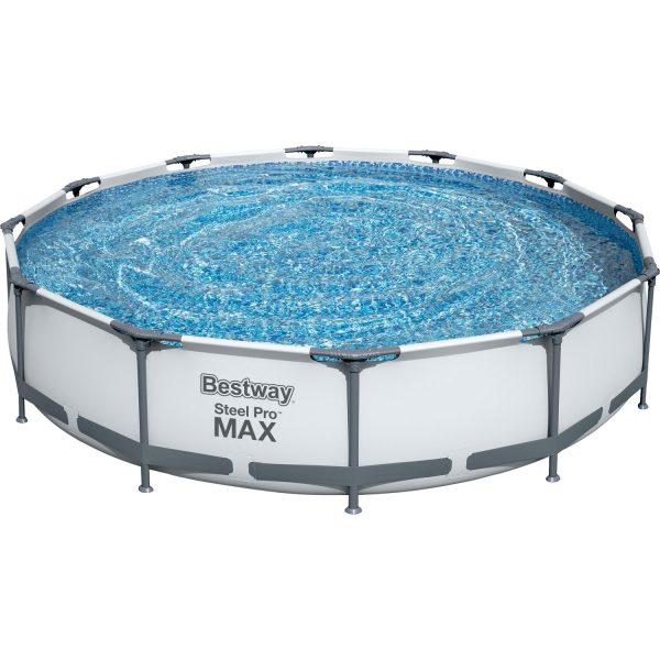 Bestway Stahlrahmen-Pool Set Ø 366 cm x 76 cm