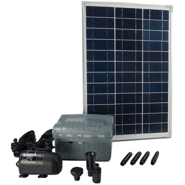 Ubbink Solarmax 1000 Springbrunnenpumpe m. Solarpaneel & Batterie 980 - 1350 l/h