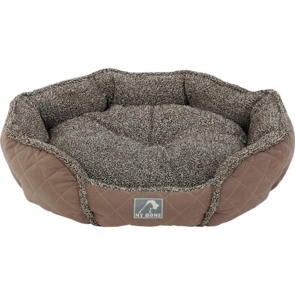 Heim Hunde-und Katzenbett Slurry Braun 70 cm x 64 cm x 14 cm