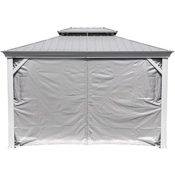 Sojag Vorhang-Set für Aluminium Pavillon Messina 10 x 12 Taupe