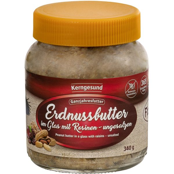 Fidelio Erdnussbutter mit Rosinen 340 g