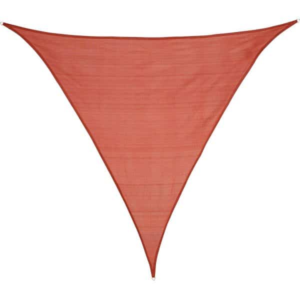 Sonnensegel Sun City Dreieck HDPE 360 cm x 360 cm x 360 cm Terracotta