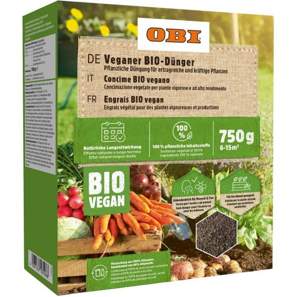 Obi Veganer Bio-Dünger 750 g