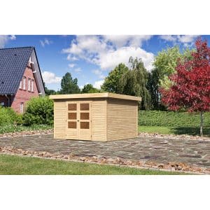 Karibu Holz-Gartenhaus/Gerätehaus Boras 6 298 cm x 302 cm