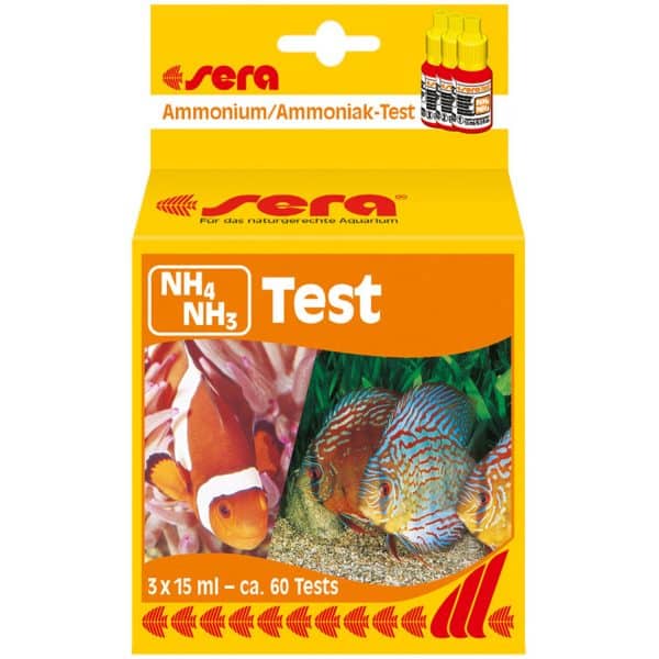 Sera Aquarium-Wassertester NH4/NH3-Test (Ammonium/Ammoniak) 15 ml