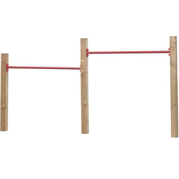 SwingKing Doppel-Reckstange 280 cm x 9 cm x 240 cm