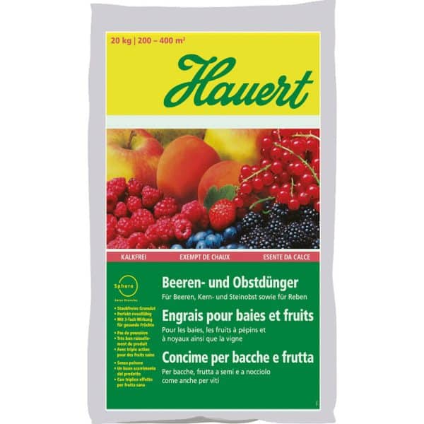 Hauert Beeren- und Obstdünger 20 kg