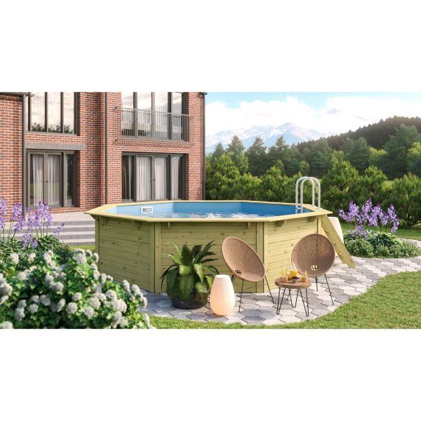 Karibu Pool Modell 2 X Set KDI mit Innenhülle Blau