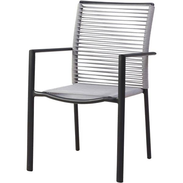 Best Dining-Sessel Vincenza 55 cm x 62 cm x 89 cm Anthrazit/Grau