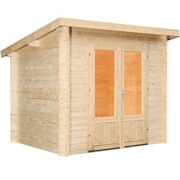 Wolff Finnhaus Holz-Gartenhaus/Gerätehaus Lüttich XS BxT: 240 cm x 240 cm