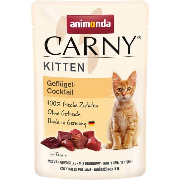 Carny Katzen-Nassfutter Kitten Geflügel-Cocktail 85 g