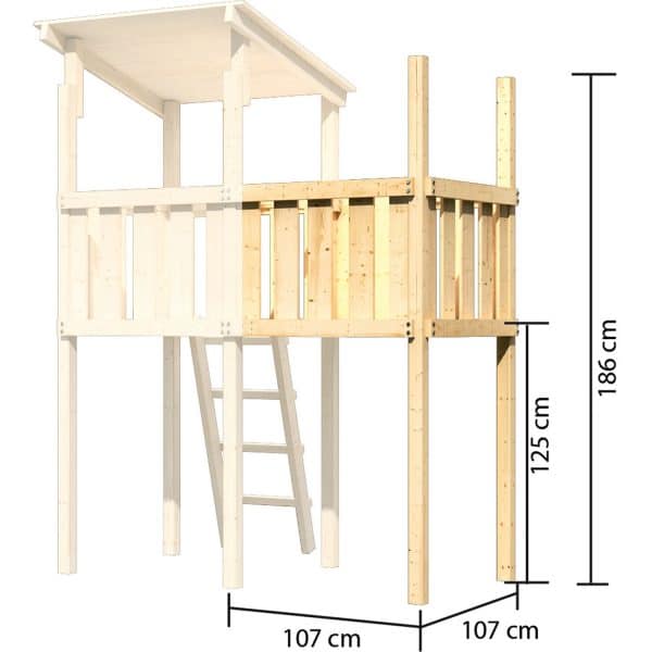 Anbau für Kinderspielhaus Lotti VK naturb.