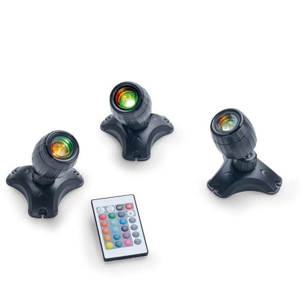 Pontec Teich- und Gartenbeleuchtung PondoStar LED RGBW Set 3