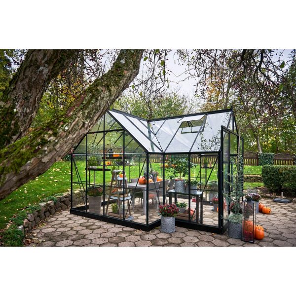 Halls Gewächshaus Garden Room mit 3 mm Sicherheitsglas 12