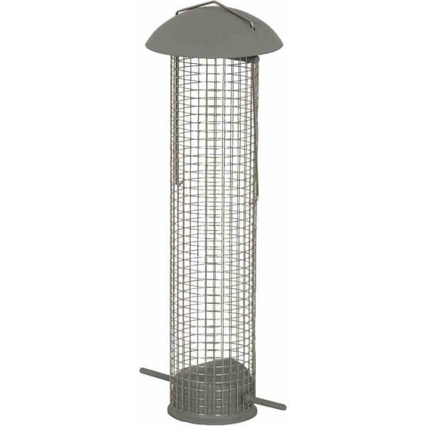 Siena Garden Futterspender Feeder Metallgitter Grau 7 cm x 14