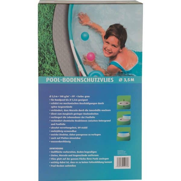 Noor Poolvlies Rund 140 g/m² für Rundpool Ø 5 m