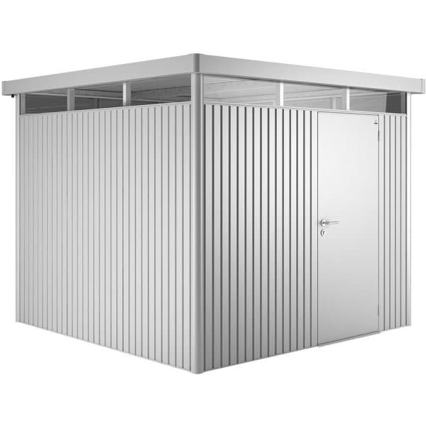 Biohort Metall-Gerätehaus HighLine Silber-Metallic 6