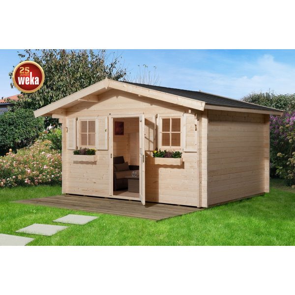 Weka Holz-Gartenhaus/Gerätehaus 135 Gr. 2 Natur 14