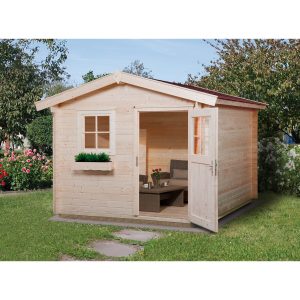 Weka Holz-Gartenhaus/Gerätehaus Premium28 FT Natur 7