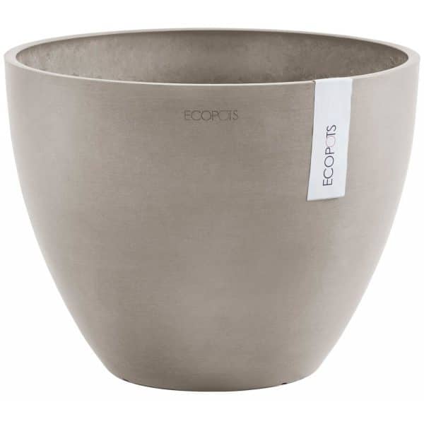 Ecopots Pflanztopf Antwerp Braungrau 30 cm