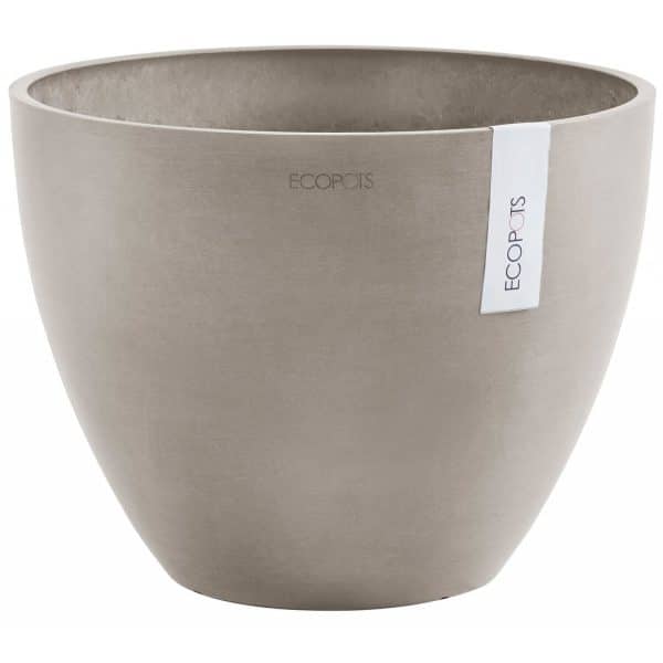 Ecopots Pflanztopf Antwerp Braungrau 50 cm