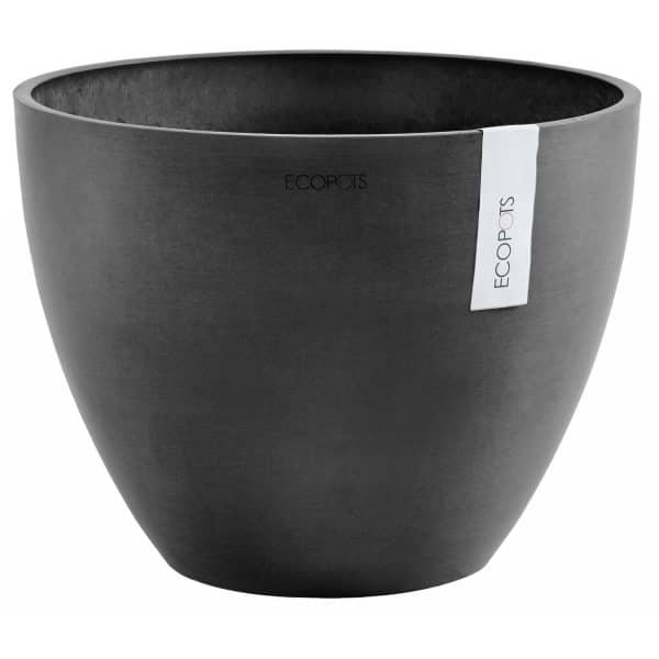 Ecopots Pflanztopf Antwerp Dunkelgrau 50 cm