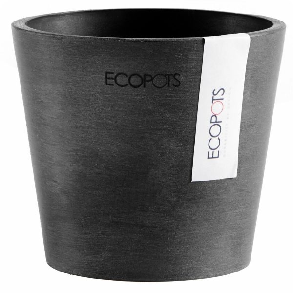 Ecopots Pflanztopf Amsterdam Mini Dunkelgrau 10