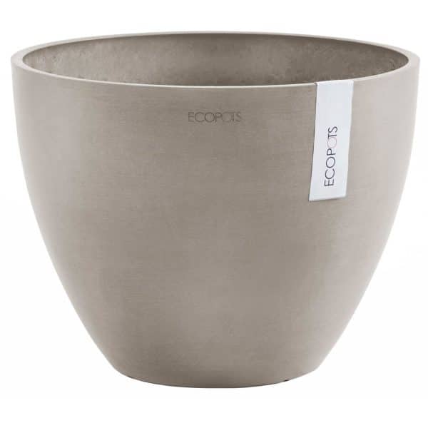 Ecopots Pflanztopf Antwerp Braungrau 40 cm