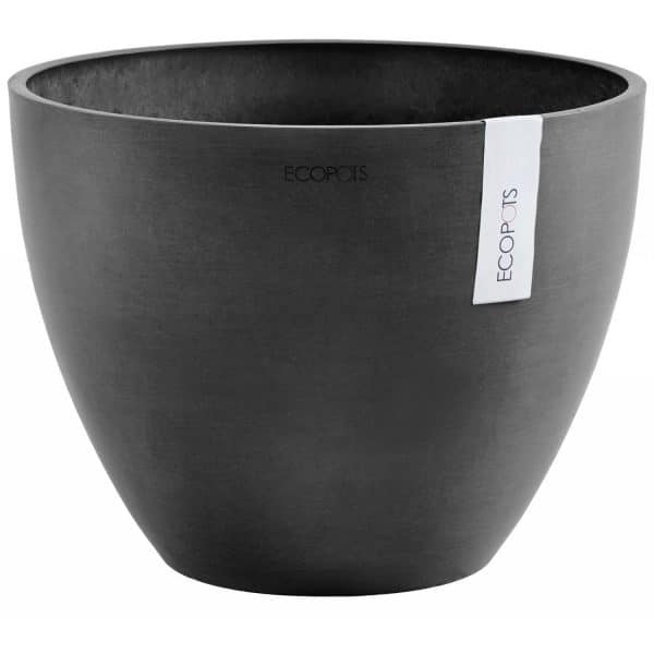 Ecopots Pflanztopf Antwerp Dunkelgrau 40 cm