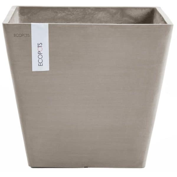 Ecopots Pflanztopf Rotterdam Braungrau 30 cm