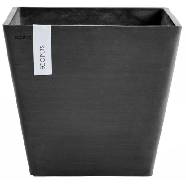 Ecopots Pflanztopf Rotterdam Dunkelgrau 50 cm