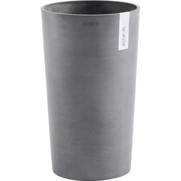 Ecopots Pflanztopf Amsterdam Ø 30 cm x 50 cm Grau