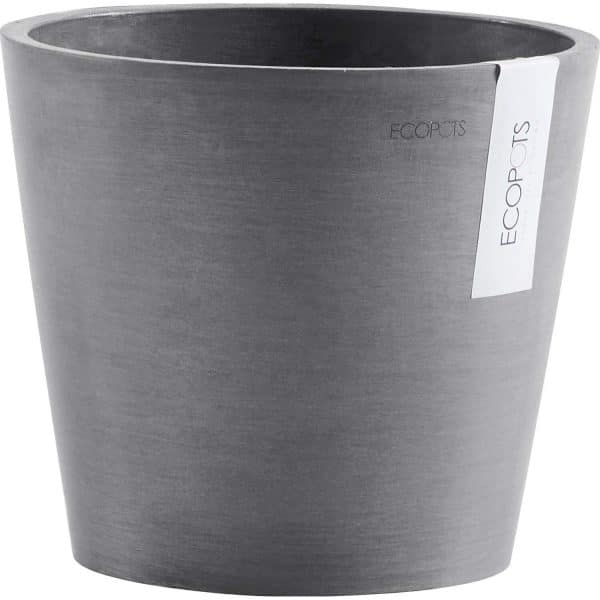 Ecopots Pflanztopf Amsterdam Ø 20 cm x 18 cm Grau